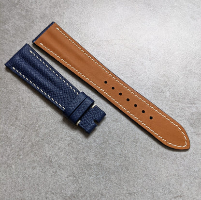 Epsom Calfskin Speedy Ridge Strap - Navy Blue