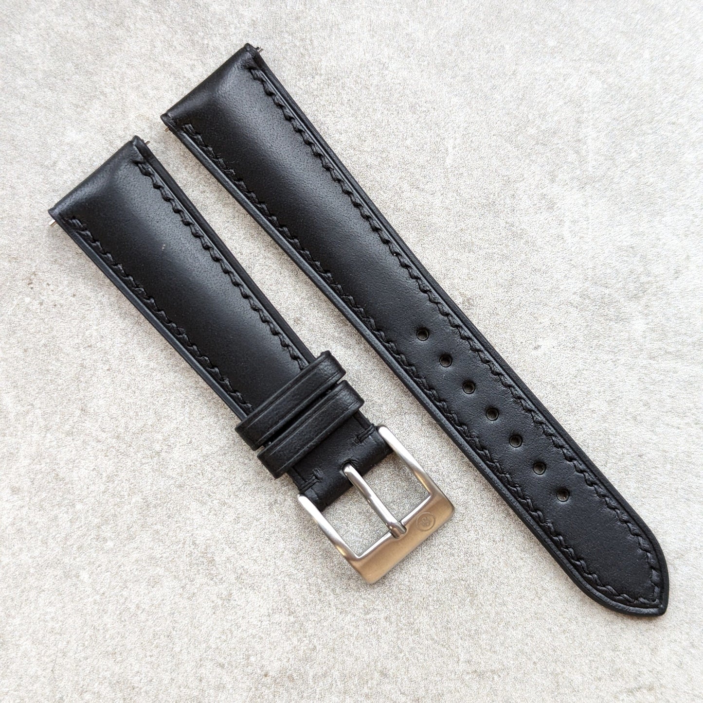 Buttero Watch Strap - Black - RTW