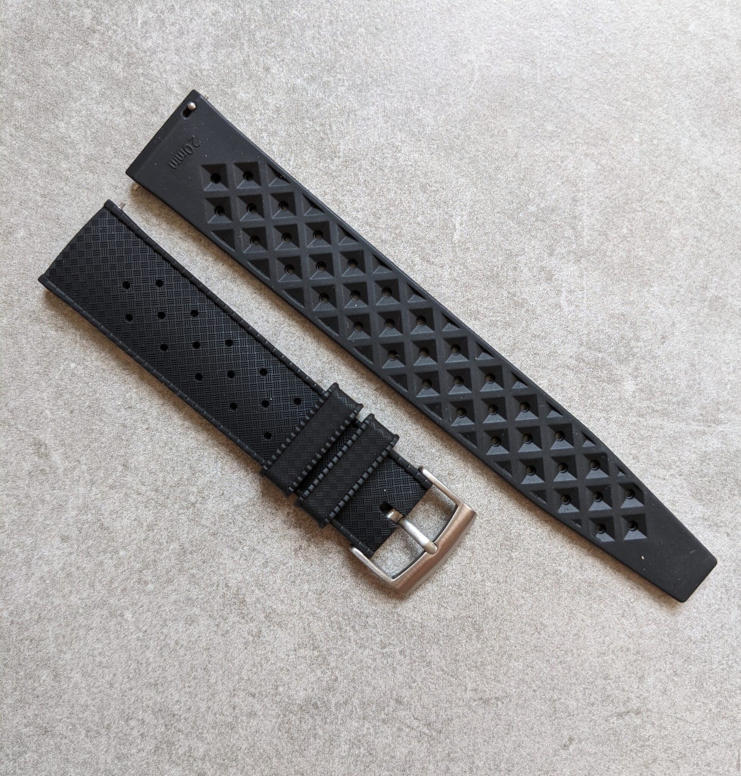 FKM Tropic Rubber Strap - Black