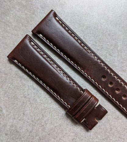 Chromexcel Calfskin Watch Strap - Chocolate Brown