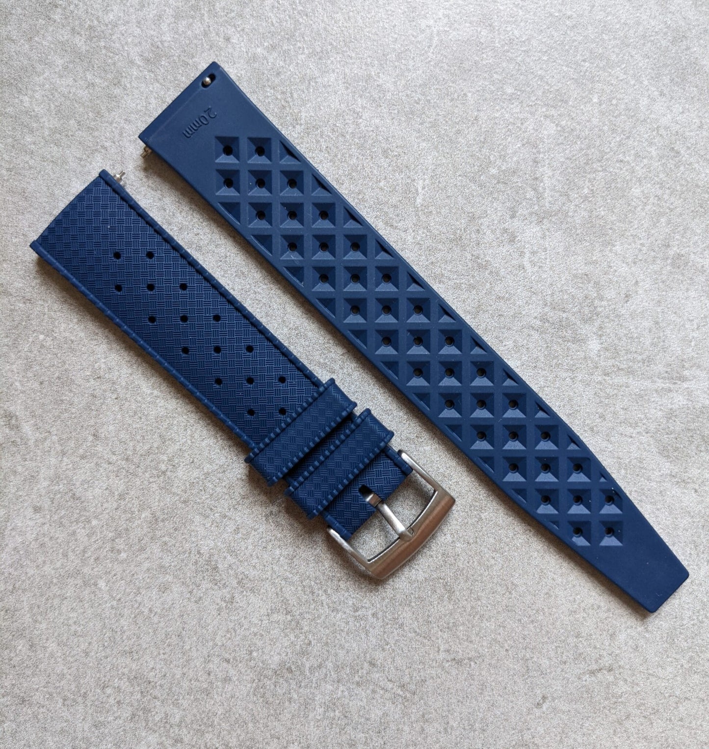 FKM Tropic Rubber Strap - Ocean Blue