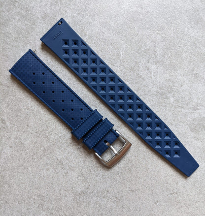 FKM Tropic Rubber Strap - Ocean Blue