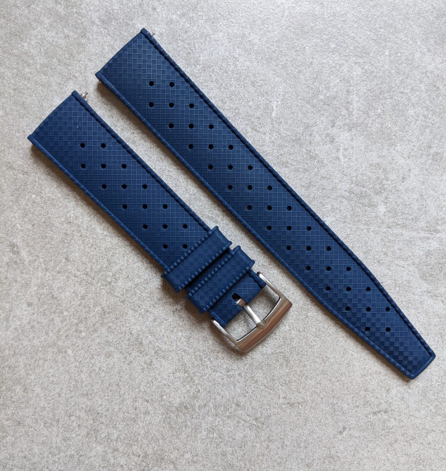 FKM Tropic Rubber Strap - Ocean Blue