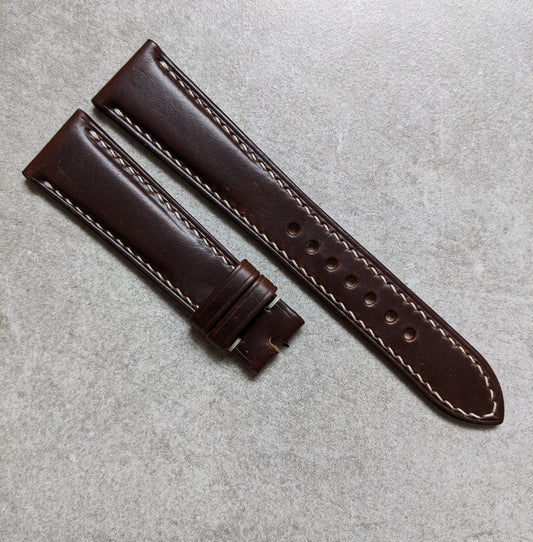 Chromexcel Calfskin Watch Strap - Chocolate Brown