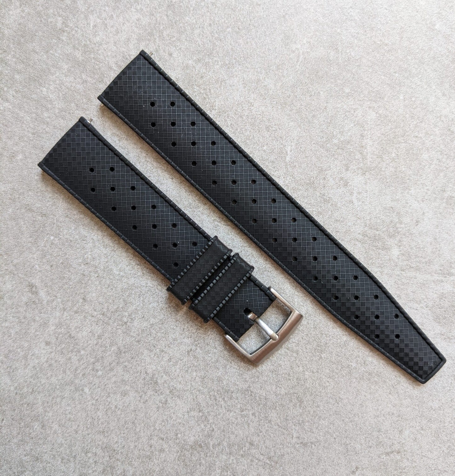 FKM Tropic Rubber Strap - Black