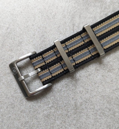 Premium Ribbed Fabric Watch Strap - No Time To Die Bond