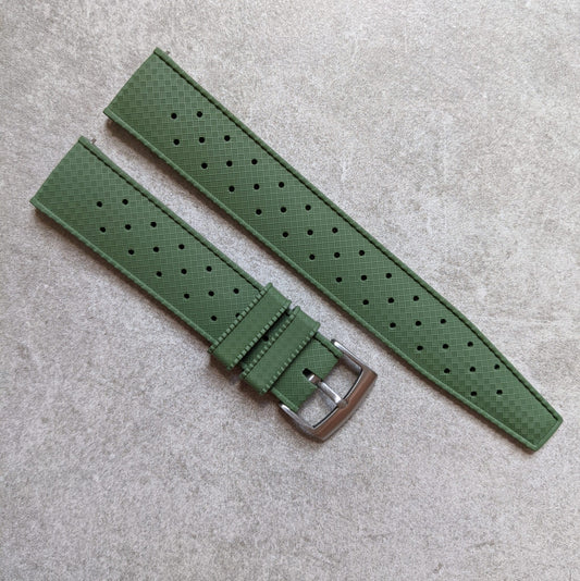 FKM Tropic Rubber Strap - Olive Green