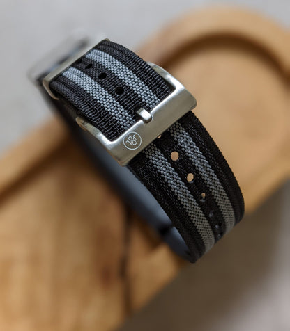 Premium Ribbed Fabric Watch Strap - Bond