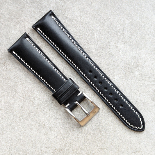 Buttero Watch Strap - Black & Cream - RTW