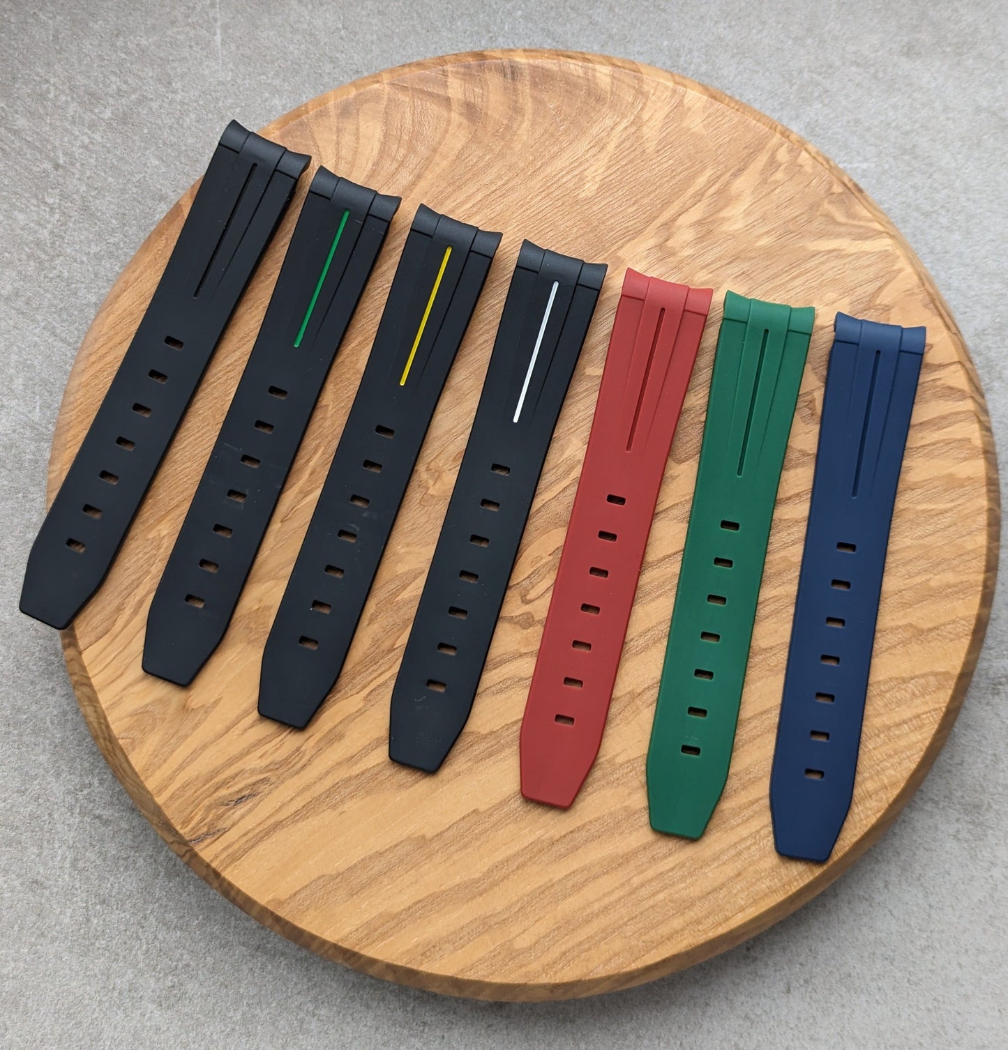 Curved Lug Rubber Straps - Rolex Fitment