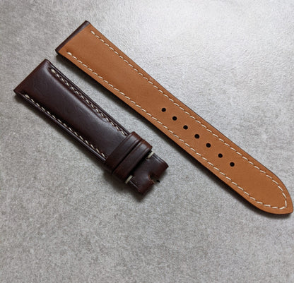 Chromexcel Calfskin Watch Strap - Chocolate Brown