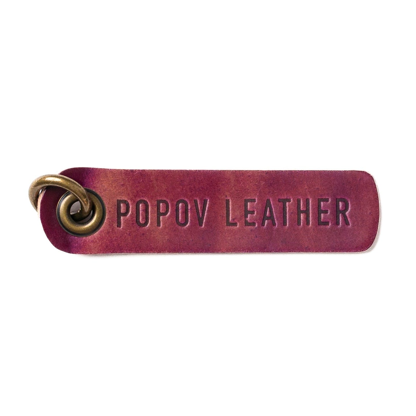 Shell Cordovan Keychain - Popov Leather