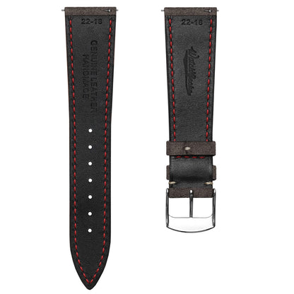 Stanton Conceria Opera Suede Padded Watch Strap - Taupe