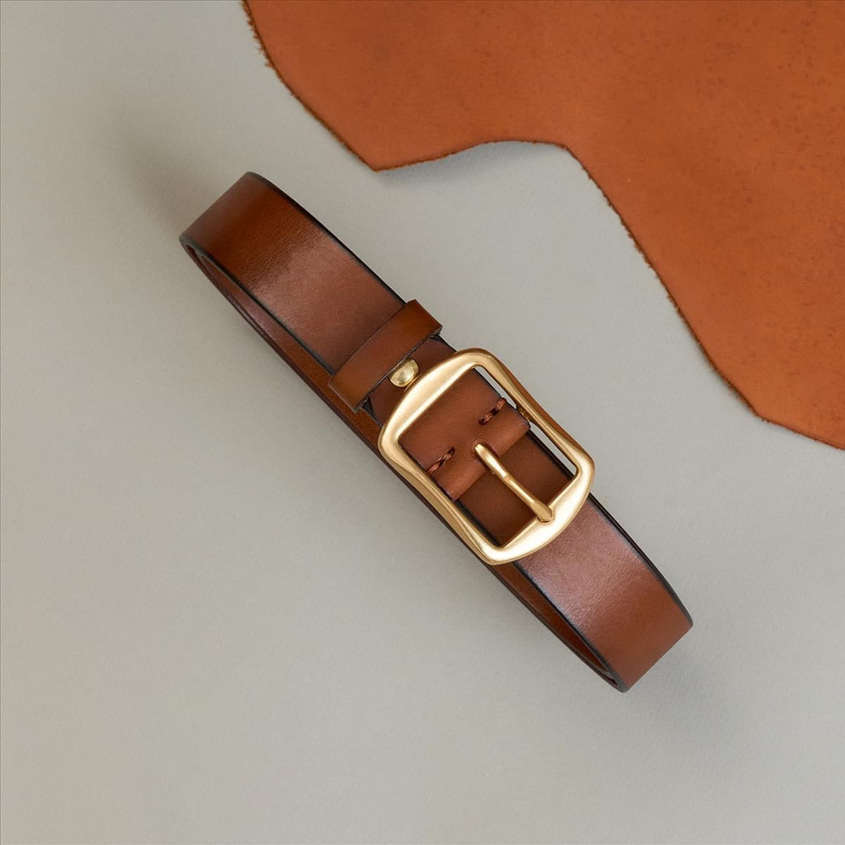 Belt Vintage With Tan Leather Good 3