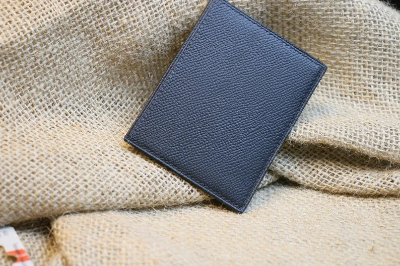 Black x Bordeaux Flat card holder