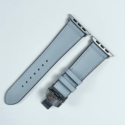 Watch Strap Swift Leather for Apple Watch, Mechanical Watch - Sky Blue SW2211