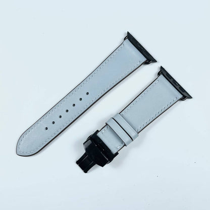 Watch Strap Swift Leather for Apple Watch, Mechanical Watch - Sky Blue SW2211