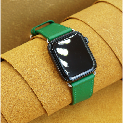 Watch Strap Swift Leather for Apple Watch, Mechanical Watch - Green SW2225