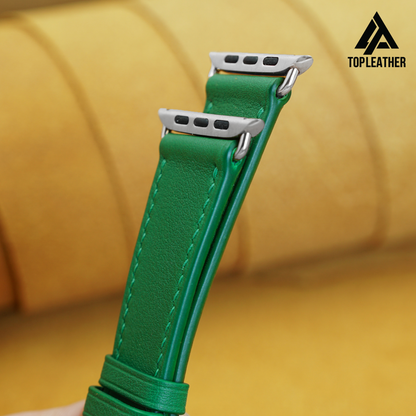 Watch Strap Swift Leather for Apple Watch, Mechanical Watch - Green SW2225